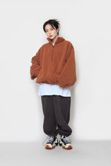 ファーリブドジップアップジャケッtp