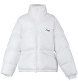 [IJP003-9] SCRIPT DUCK DOWN SHORT PADDING WHITE