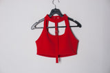 ロングチョーカークロップトップ(キャップ付き) / TOP(7811) Long Choker Crop Top (With Cap)
