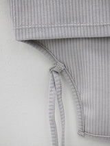レグランストリングクロップTシャツ / Reglan String Crop T-shirt (4color)