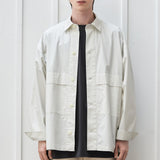 アーバンビックポケットシャツ/Urban Big Pocket Shirt S75 Lily White
