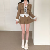 [BELLIDE MADE] Spring version, color jacket + skirt setup