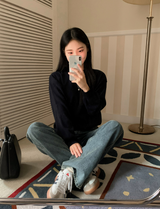 Basic Autumn Round Knit (10color)