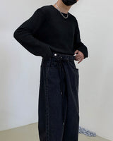 バーチャルスクエアチェインネックレス/a vertical square chain necklace
