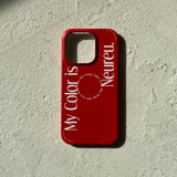 マイカラーケース / My Color Case (Red Slim Hard)