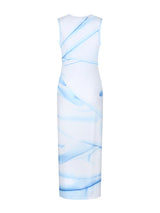 ドリーミーブルーラインスプリットドレス / Dreamy Blue Line Split Dress
