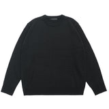MINIMAL ROUND KNIT BLACK