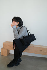 compact duffle bag (black)