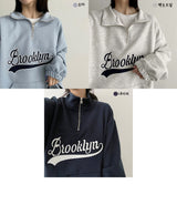 ルックルバンディングハーフジップアップアノラックスウェットシャツ / Rookle banding half zip-up anorak Sweatshirt