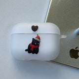 サンタハートキャット AirPods ケース_マット