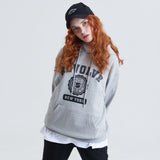 Signature Logo Emblem Hoodie Gray (6540198609014)