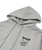 サイン_ロゴ フード スウェットシャツ/ Sign_Logo Hooded Sweatshirt GREY (6613177401462)