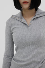 Golgi ボタンポーラーTシャツ/Golgi Button Polar T-Shirt (5color)