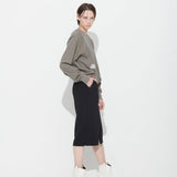 [UNISEX] FLORRA DEMAGE SWEATSHIRT, DIMGREY (6632604926070)