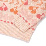 チェリーパターンニット／CHERRY PATTERN KNIT [PINK]