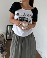 ラグビーラグラン半袖Tシャツ