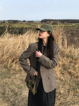 Tom check jacket