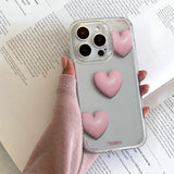 ブラッシングローズハートバルーンケース / Blushing Rose Heart Balloon Case (Jelly Hard)