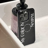 マイカラーケース / My Color Case (Black Slim Hard)