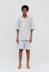 Stay Stripe Pajamas Short Set (3 Colors)