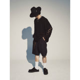 ネットウェーブチェッカーニット / NET WAVE CHECKER KNIT_BK