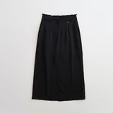 シアーマキシローライズスカート / SHEER MAXI LOWRISE SKIRT (WHITE)