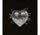 3D ハートTシャツ