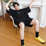 ワイドオーバーフィットショートスリーブTシャツ / (Coustou)wide overfit short sleeved T-shirt