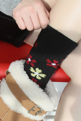 flower pattern socks
