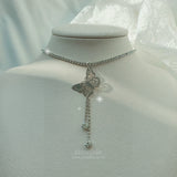 [Aespa Giselle Necklace] バタフライエルフクイーンチョーカーネックレス