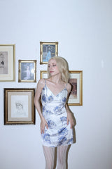 ローズビスチェドレス/ROSE BUSTIER DRESS[white]