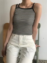 Amour stripe sleeveless