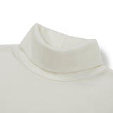 Slim-fit Unbalance Turtleneck [WHITE] (6618528579702)