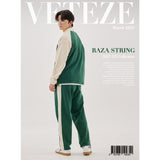 ラザストリングカラースウェットシャツ / Raza String Collar Sweatshirt (3color)