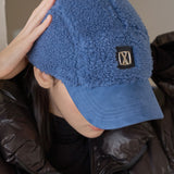 VA Square Stud Fleece Camp Cap / Navy