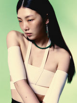 no.171 グリーンピアス/no.171 earring green