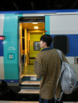 ツーストライプカラー半袖Tシャツ