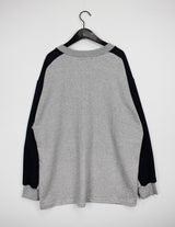 JeffersonVネックスウェットシャツ/Jefferson V-Neck Sweatshirt (2color)ね