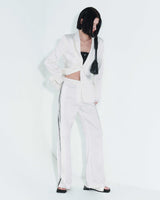 ローエッジスリムジャケット / Raw Edge Slim Jacket _ White