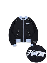 UNI LOGO WAPPEN CROP BLOUSON JACKET [NAVY]