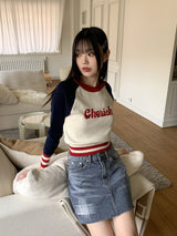 ツカダメージブラシウォッシングミニデニムスカート/Tsuka Damage Brush Washing Mini Denim Skirt