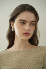 FLEUR earring_silver