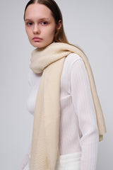 OLE scarf_ivory