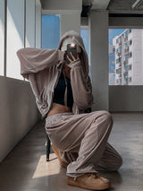 ベルベットクロップツーウェイフード