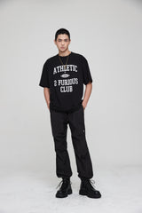 アスレチックオーバーサイズTシャツ /ATHLETIC OVERSIZED T-SHIRT BLACK