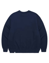 ブークルカレッジスウェットシャツ/BOUCLE COLLEGE SWEATSHIRT NAVY(CV2CFUM469A)