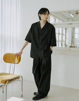 unisex folding shirts black