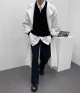ハッチカラーニットウェア/SK Hacchi Collar Knitwear (4 colors)