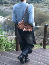 プラントワイドデニムパンツ