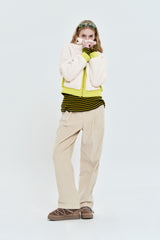 CHERRY REVERSIBLE OUTDOOR JACKET [LIME]